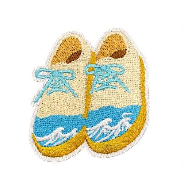 oly-42edc67d66916d47dbb174883554625e Wholesale Cowgirl Embroidered Iron-On Patch Blue Polyester Decorative Clothing Accessory for Resale