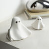 Wholesale Cute Halloween Ghost Ceramic Ornament Decorative Accent for Party Gift Boutique