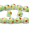 oly-42f0d52e16a3a3a536556e71c0faa449 Wholesale Yellow Green Bubble Polka Dot Fruit Glass Beads for DIY Jewelry Making Fashion Accessory