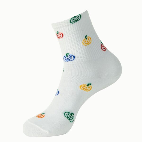 oly-42f82f0ea7ef70e3200375ce06cc9987 Wholesale Trendy Face Mid Calf Socks Polyester Unisex Casual Socks
