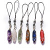 oly-42fb37718855ef5d4f71dc45a29aebe1 Wholesale Hexagon Amethyst Crystal Keychain Fashion Accessory for Daily Use