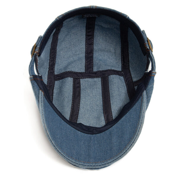 Wholesale Vintage Beret Caps for Women Men Washed Denim Cotton Sun Protection Hat