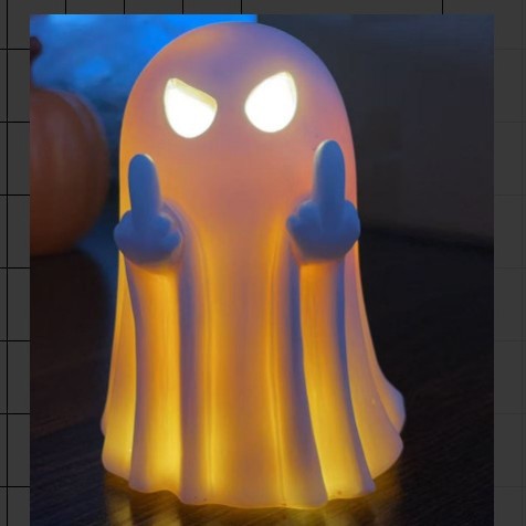 oly-430e294598de6520ee13c8ac25826f0a Wholesale Resin Scary Ghost Face Figurine Pink Black Halloween Decoration for Party Gift