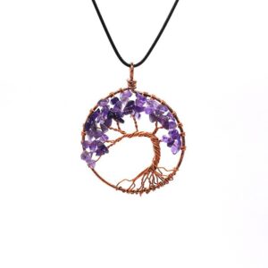 Amethyst Leather Rope