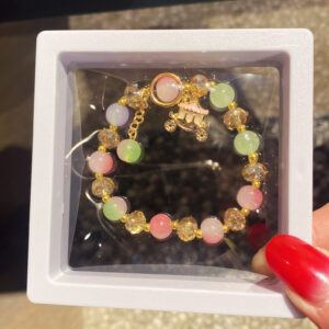 Pink Carriage Ice Bracelet Boxed