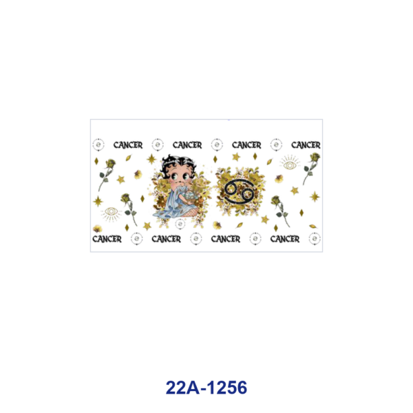 oly-434a94958037f87ff215eb7a1ffcbec2 Wholesale 5pcs Retro Dreamy Watercolor Cartoon Girl Zodiac Sign Flower Star Mixed Decor Prints 16oz Cup UV DTF Wraps OLY Exclusive