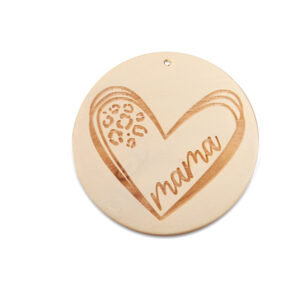 Beige love heart