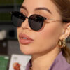 Wholesale Fashion UV400 Sunglasses with Yellow Lens and Grey Frame for Everyday Wear