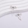 Wholesale Chic Bow Pendant Alloy Baking Paint DIY Jewelry Accessory for Necklace Keychain Craft