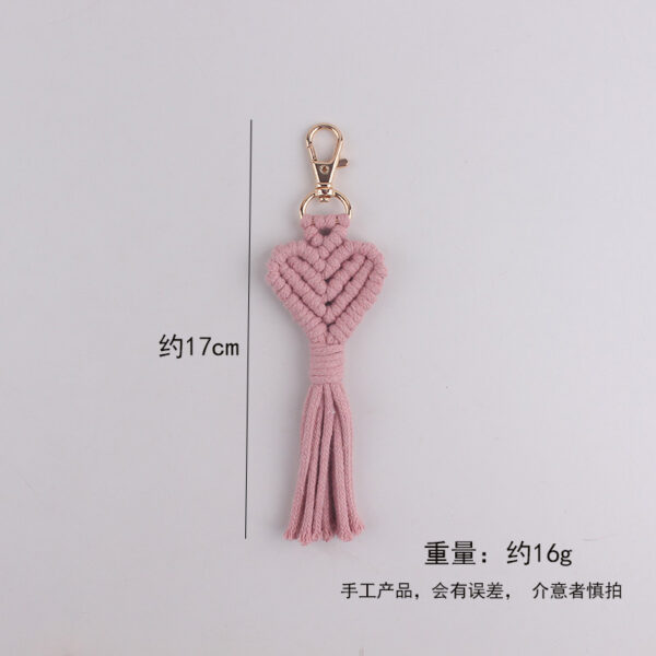 oly-4380097676a03d4c97d90f2b112bd044 Wholesale Bohemian Heart Tassel Silicone Bag Charm Trendy Keychain for Party Gifts