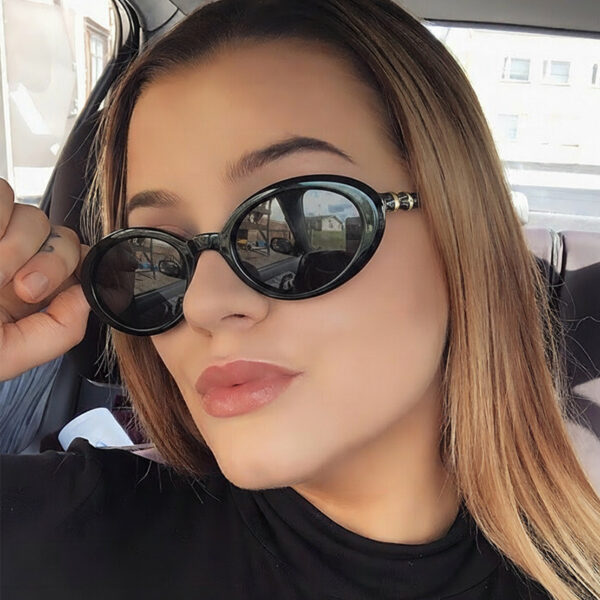 oly-4390b85e692c25a129a07afd5720313e Wholesale Oval Bamboo Leg Retro Sunglasses for Outdoor Sun Protection Chic Fashion Accessory