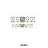 oly-43a5aa9431252965de908d64dd3bda29 Wholesale 8pcs Goth Halloween Pattern 3oz Cup Stickers Wrap OLY Exclusive
