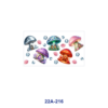 oly-43ca57800500db4c6487299b7c605295 Wholesale 5pcs Fairy Mushroom House Rainbow Sunflower Floral Water Splash Crystal Mixed Print 16oz Cup UV DTF Wraps