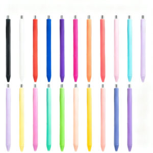 oly-43ce272a2122fb8d26f5d863d36937d3 Wholesale Macaron Color Plastic Ballpoint Pens for Students Exam Writing - Custom Logo Advertising Gift