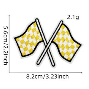 Plaid cloth patch 5#