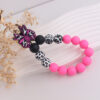 oly-43e85b9914e836ab152b18c368e8982e Wholesale Korean Style Silicone Cow Bow Keychain Charm Trendy Bag Car Key Accessory Gift