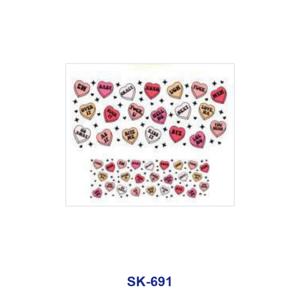 Wholesale 8pcs Love Diamond Lip Graffiti Character Clover Easter Egg Smiley Decor Mini Cup Keychain Sticker OLY Exclusive