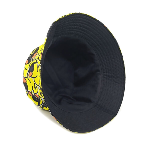 Wholesale Stylish Cartoon Duck Print Fisherman Hat Sunscreen Outdoor Hat for Everyday Wear
