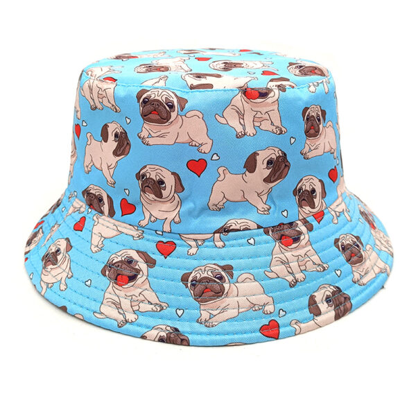 Wholesale Stylish Cartoon Animal Pattern Bucket Hat Reversible Sun Hat for Everyday Use