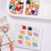 oly-440018b216fc44dbb29feeaf4b1d939f Wholesale Acrylic Electroplated Loose Beads for DIY Phone Chain Keychain Colorful Cartoon Craft Supplies