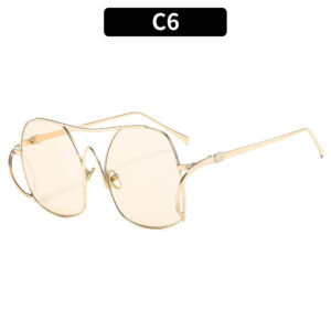 C6-gold frame champagne slices