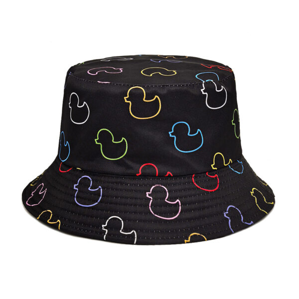 oly-441d936fd2fdb53fca6d474381a6a62b Wholesale Boutique Fisherman Hat with Little Duck Pattern Sun Protection Casual Hat