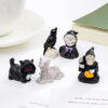 Wholesale Halloween Mummy Wizard Resin Cartoon Doll Car Desktop DIY Decorative Ornament