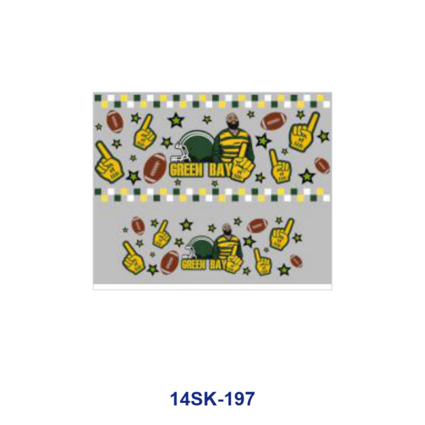 oly-4433b2b19c6b434921e3c85fcbf0fd7c Wholesale 2/4/8pcs Football Theme Mini Cup Keychain Sticker