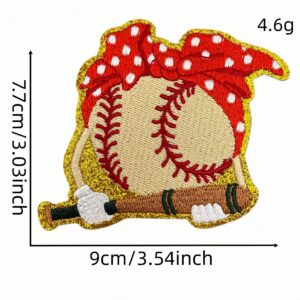 Baseball cloth patch 6#