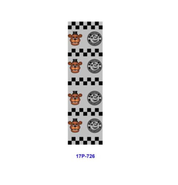 Wholesale 2/8/16pcs UV DTF Stickers Classic FNAF Horror Game Graphics Pen and Bookmark Stickers