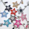 Wholesale Korean Velvet Star Keychain Bag Charm Tassel Pink Gift Accessory for Everyday Use