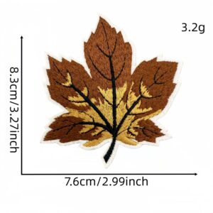 4# Maple Leaf cloth stickers