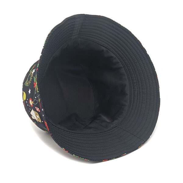 Wholesale Christmas Printed Bucket Hat for Women Sun Protection Casual Everyday Wear