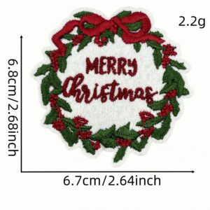 Christmas cloth stickers 7 #