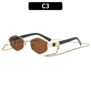 C3-gold frame tea slices black legs