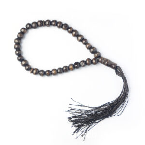 33 brown beads, approximately 8mm in size