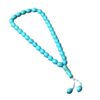 oly-44c48f519a7d72467b7f81d054c8f073 Wholesale Islamic Style Turquoise Bead Bracelet 33 Beads Wedding Jewelry Accessory
