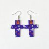 Wholesale Halloween Double Sided Acrylic Earrings Pumpkin Ghost Cross Print Fashion Accessory Party Gift
