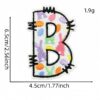 Wholesale Polyester Embroidered Alphabet Patch Appliques Decorative Accent for DIY Clothing Accessories Boutique Resale