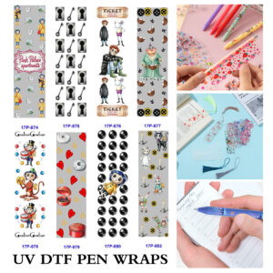 oly-44d61af4b054baf2828423cd77b76475 Wholesale 2/8/16pcs UV DTF Stickers Gothic Button Fantasy Character Patterns Pen and Bookmark Stickers OLY Exclusive
