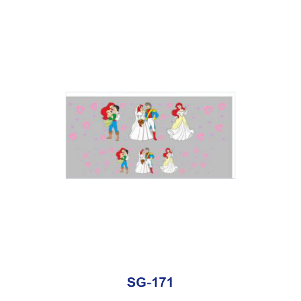 Wholesale 8pcs Whimsical Cartoon Characters 3oz Tumbler Stickers Wrap OLY Exclusive