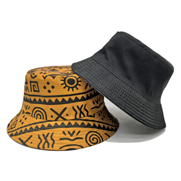 oly-44d6a196f3c8391d7234b1aac28c6c42 Wholesale Bohemian Chic Double Sided Printed Bucket Hat for Women Sun Protection Travel