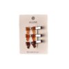oly-44ffdf254fb06666dfb48170d139f1ff Wholesale 3-Pack! Caramel Color Cute Star Bow Hair Clips, Side Clips, Girly Duckbill Clips, Bangs Clips, Hair Accessories