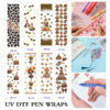 oly-450a6ef56ecf0033d6958dee385c2b26 Wholesale 2/8/16pcs UV DTF Stickers Leopard Print Pen and Bookmark Stickers