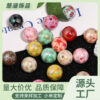 oly-450fee24dc7b2394bc4a6b8191672bb7 Wholesale Christmas Snowflake Acrylic Beads Random Mixed Colors for DIY Jewelry Craft