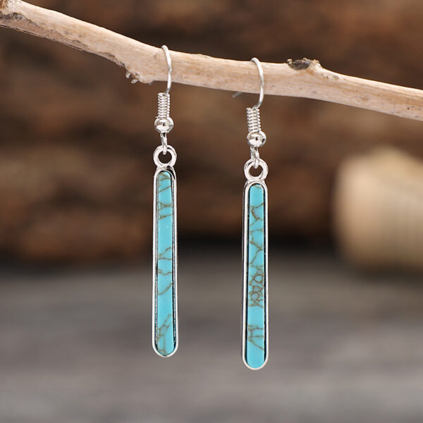 oly-45158d53fc9df8e54a9c1bb37d8f5814 Wholesale Ancient Silver Electroplated Alloy Geometric Earrings Retro Western Style Fashion Accessory