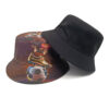 Wholesale Football Print Bucket Hat Trendy Double Sided Sun Protection Hat for Outdoor Sports