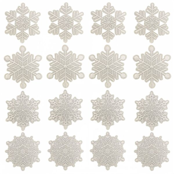 oly-45362e557a930b74043d9295de4756a6 Wholesale Embroidered Christmas Snowflake Cloth Patch - Decorative Clothing Accessory for Adults