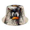 Wholesale Creative Duck Pattern Reversible Bucket Hat Fashion Accessory Sun Protection Gift