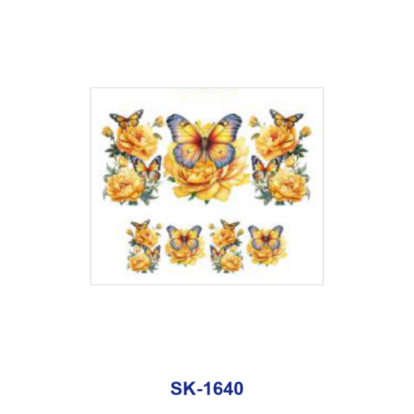 oly-455ee381a72784e58b767ca5f33c6986 Wholesale 8pcs Butterfly Floral Cartoon Character Pattern Mini Cup Keychain Sticker